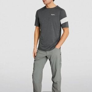 Rapha Trail T Shirt Short Sleeve Gray Men's Large Cycle Activewear
